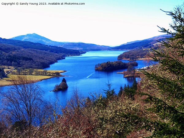 Queens View Pitlochry | Loch Tummel and The Schiehallion Picture Board by Sandy Young