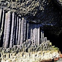 Buy canvas prints of Enchanting Echoes of Fingal's Cave by Sandy Young