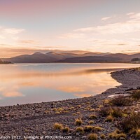 Buy canvas prints of A Majestic Winter Sunset at Loch Doon by Rodney Hutchinson