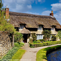 Buy canvas prints of Serenity in a Thatched Cottage by Rodney Hutchinson