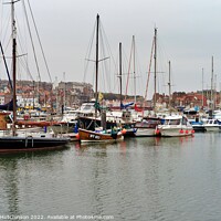 Buy canvas prints of Boats and yachts moored by Rodney Hutchinson