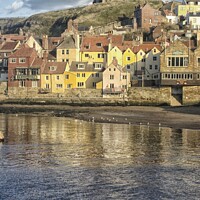 Buy canvas prints of Old Whitby buildings  by Rodney Hutchinson
