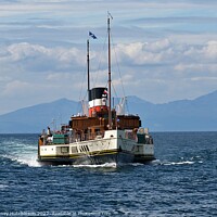 Buy canvas prints of Steamship Waverley approaching Ayr by Rodney Hutchinson