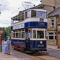Buy canvas prints of Leeds Tram 345   by Rodney Hutchinson