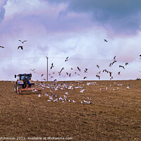Buy canvas prints of Ploughing by Rodney Hutchinson
