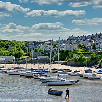 Buy canvas prints of Serene Summer in New Quay by Rodney Hutchinson