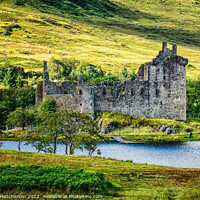 Buy canvas prints of Majestic Kilchurn Castle overlooking Loch Awe by Rodney Hutchinson