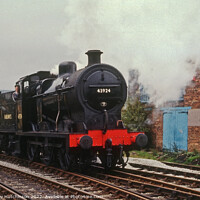 Buy canvas prints of BR 4F steam locomotive 43924 by Rodney Hutchinson