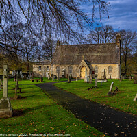 Buy canvas prints of Tranquil Stair Churchyard by Rodney Hutchinson