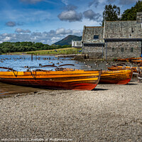 Buy canvas prints of Rowing Boats for hire  by Rodney Hutchinson
