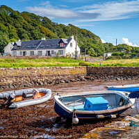 Buy canvas prints of Portencross Harbour  by Rodney Hutchinson