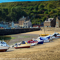 Buy canvas prints of Stonehaven Harbour by Rodney Hutchinson