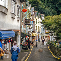 Buy canvas prints of Lynmouth Street by Rodney Hutchinson