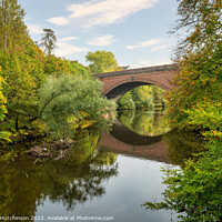 Buy canvas prints of River Kelvin in autumn by Rodney Hutchinson