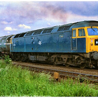 Buy canvas prints of British Rail Class 47 224 by Rodney Hutchinson