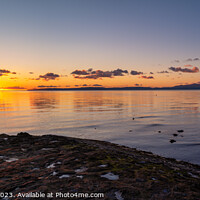 Buy canvas prints of Sunset over the Firth of Clyde by Rodney Hutchinson