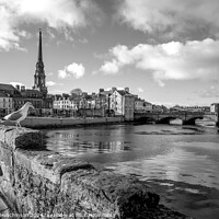 Buy canvas prints of Ayr town view by Rodney Hutchinson