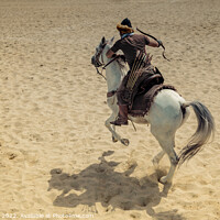 Buy canvas prints of Ottoman horseman  archer riding and shooting  by Turgay Koca