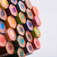 Buy canvas prints of Color pencils by Turgay Koca