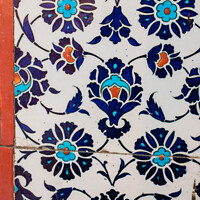 Buy canvas prints of  Ottoman ancient Handmade Turkish Tiles by Turgay Koca