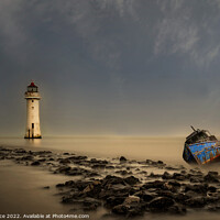 Buy canvas prints of wreck at perch rock lighthouse by John Race