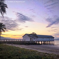 Buy canvas prints of Sugar Wharf Port Douglas Queensland at Sunset by Julie Gresty