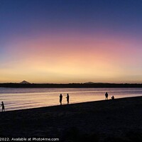 Buy canvas prints of Noosa at Sunset Sunshine Coast Queensland by Julie Gresty