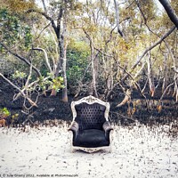 Buy canvas prints of Abandoned Throne - still holding Court by Julie Gresty