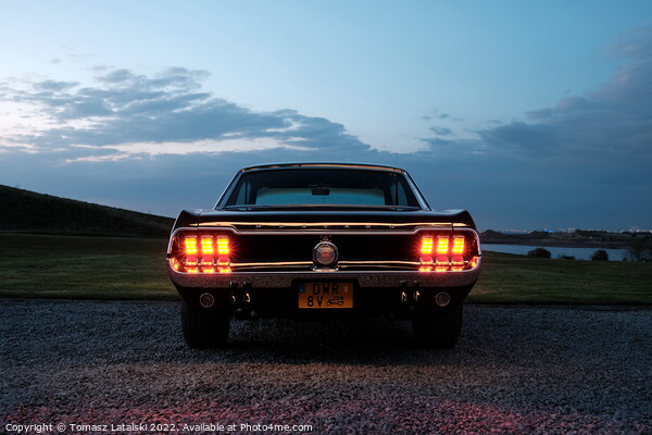 1968 Ford Mustang Picture Board by Tomasz Latalski