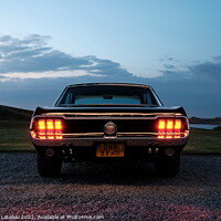 Buy canvas prints of 1968 Ford Mustang by Tomasz Latalski