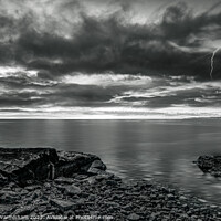 Buy canvas prints of Electric Fury over Wemyss Bay by RJW Images