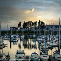 Buy canvas prints of Serene Sunset at Kip Marina by RJW Images