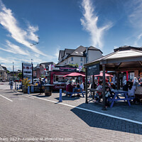 Buy canvas prints of Oban Seafood Restaurants by RJW Images