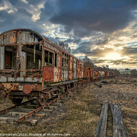 Buy canvas prints of Abandoned Iron Horse by RJW Images