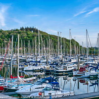 Buy canvas prints of Inverkip Marina by RJW Images