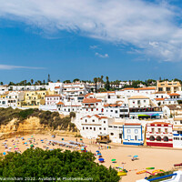 Buy canvas prints of Carvoeiro. A Tranquil Oasis by RJW Images