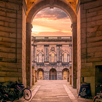 Buy canvas prints of University of Edinburgh Old College by RJW Images