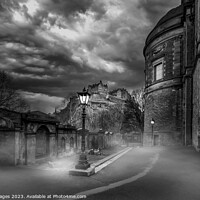 Buy canvas prints of Grave Robbers Edinburghs St Cuthberts by RJW Images