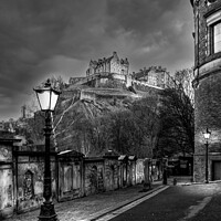 Buy canvas prints of Edinburgh Castle from St Cuthberts by RJW Images
