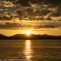Buy canvas prints of Golden Hour in Argyll by RJW Images