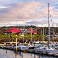 Buy canvas prints of Chartroom Inverkip Marina by RJW Images