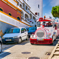 Buy canvas prints of Carvoeiro Tourist Train by RJW Images
