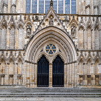 Buy canvas prints of York Minster West Front Doors by RJW Images