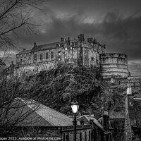 Buy canvas prints of Edinburgh Castle from the Vennel by RJW Images
