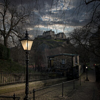 Buy canvas prints of Edinburgh and the Castle from Princes Street by RJW Images