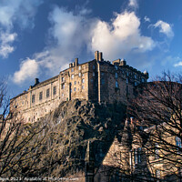 Buy canvas prints of Edinburgh Castle from Grassmarket by RJW Images