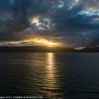 Buy canvas prints of Sunset Over Argyll Hills by RJW Images
