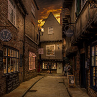 Buy canvas prints of York and the Little Shambles by RJW Images