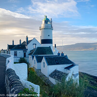 Buy canvas prints of Cloch Lighthouse Gourock by RJW Images