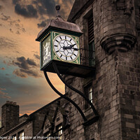 Buy canvas prints of Edinburgh Tollbooth Clock by RJW Images